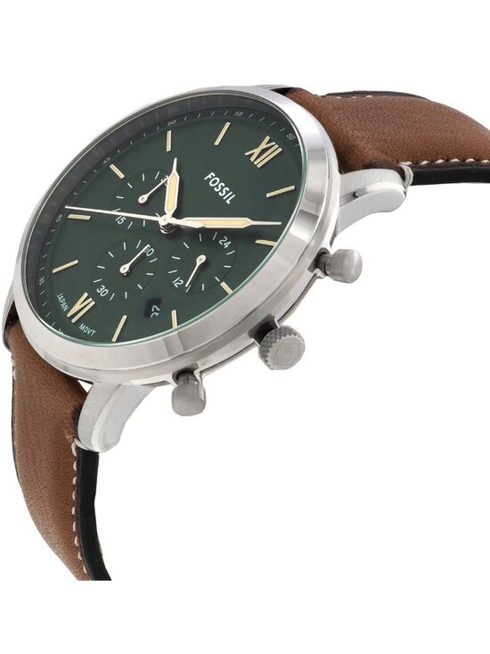 NWT Fossil Neutra Chronograph Quartz Green Dial Men\'s Watch